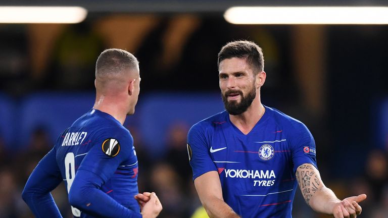  during the UEFA Europa League Group L match between Chelsea and PAOK at Stamford Bridge on November 29, 2018 in London, United Kingdom.