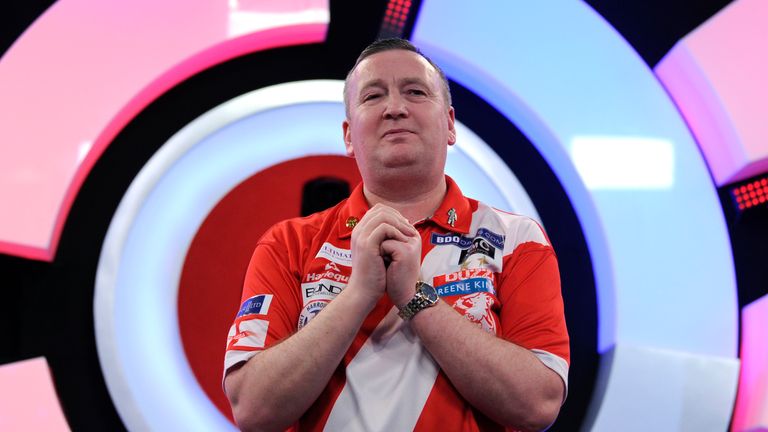 Glen Durrant will face Scott Waites as he chases a third successive Lakeside world title