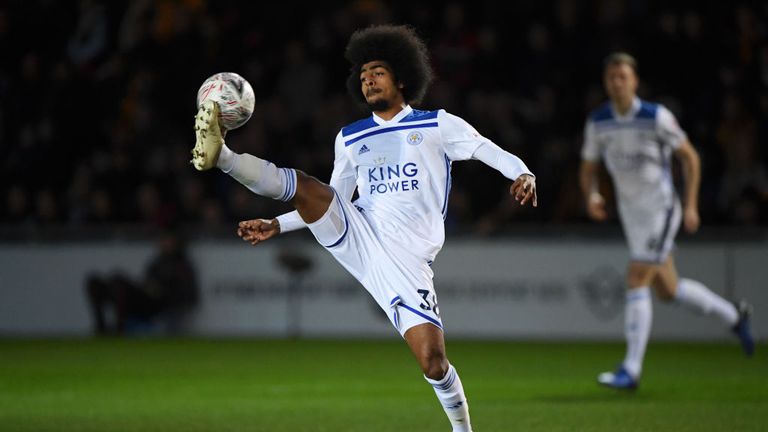  during the FA Cup Third Round match between Newport County and Leicester City at Rodney Parade on January 6, 2019 in Newport, United Kingdom.