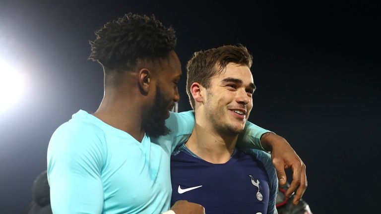 Harry Winks scored Tottenham's winning goal against Fulham