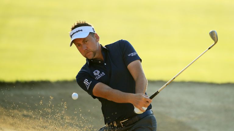  Ian Poulter was the leading British challenger on eight under