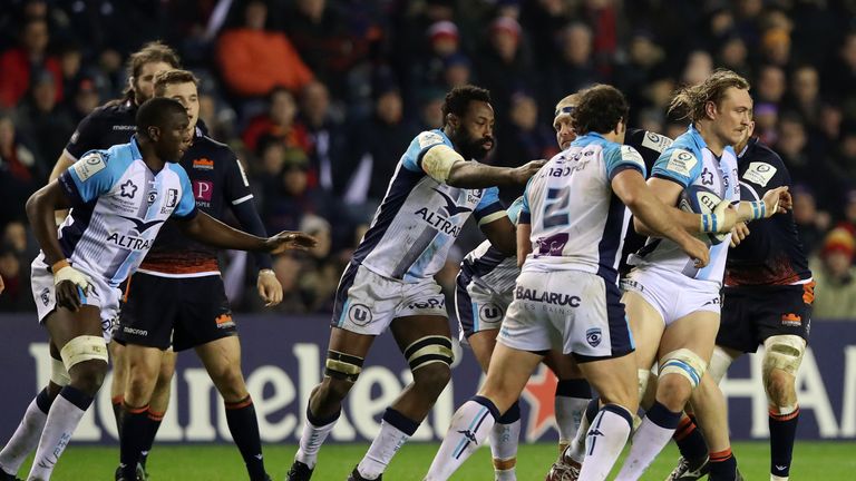 Jacques du Plessis scored Montpellier's first try