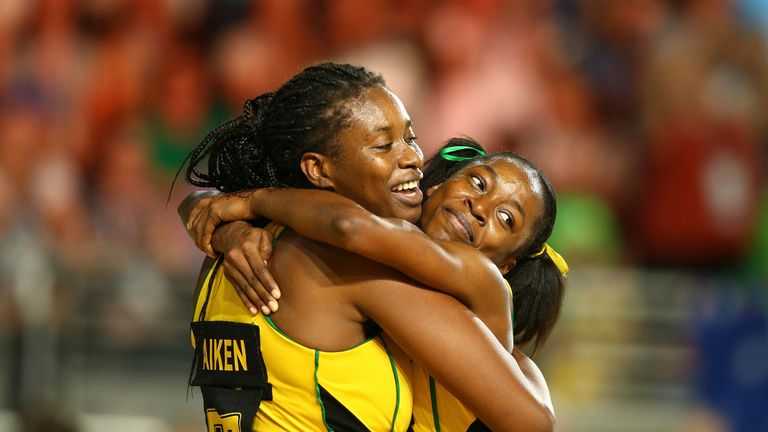 during Netball on day 11 of the Gold Coast 2018 Commonwealth Games at Coomera Indoor Sports Centre on April 15, 2018 on the Gold Coast, Australia.