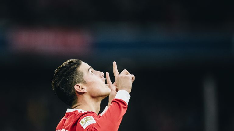 James Rodriguez's future beyond this season is unclear