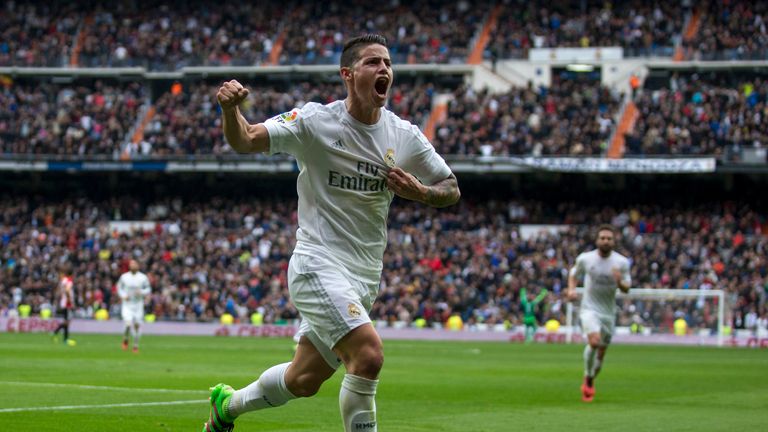 James Rodriguez made a promising start to his Real Madrid career