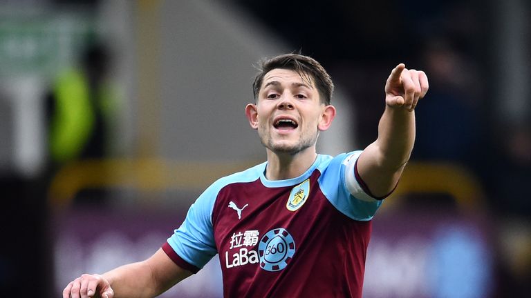 James Tarkowski in action for Burnley