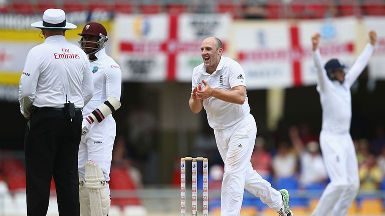 James Tredwell took 11 wickets in two Test matches for England