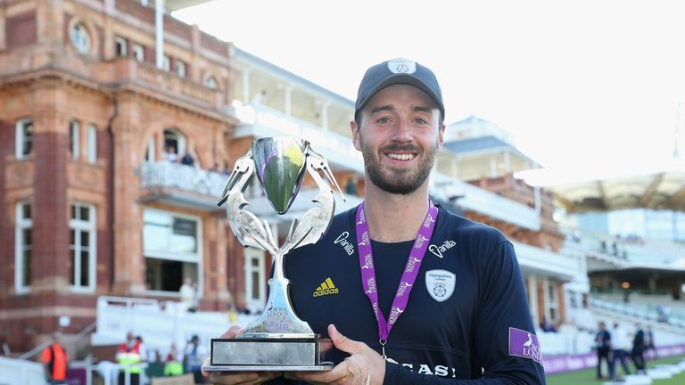 James Vince captained Hampshire to the Royal London One-Day Cup title in 2018