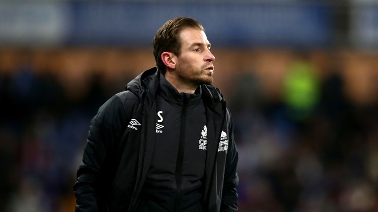  during the Premier League match between Huddersfield Town and Everton at John Smith's Stadium on January 29, 2019 in Huddersfield, United Kingdom.