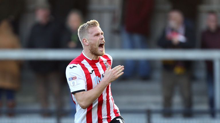 Exeter City's Jayden Stockley