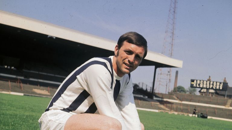 Former WBA forward Jeff Astle died of dementia