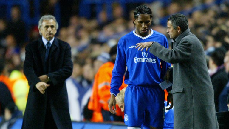 The arrival of Didier Drogba and Jose Mourinho marked the end of Hasselbaink's time at Chelsea