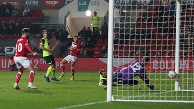 Josh Brownhill nets his second-half winner