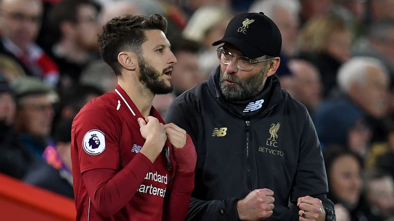 Jurgen Klopp, Adam Lallana