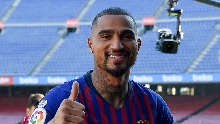 Kevin-Prince Boateng has joined Barcelona on loan from Sassuolo