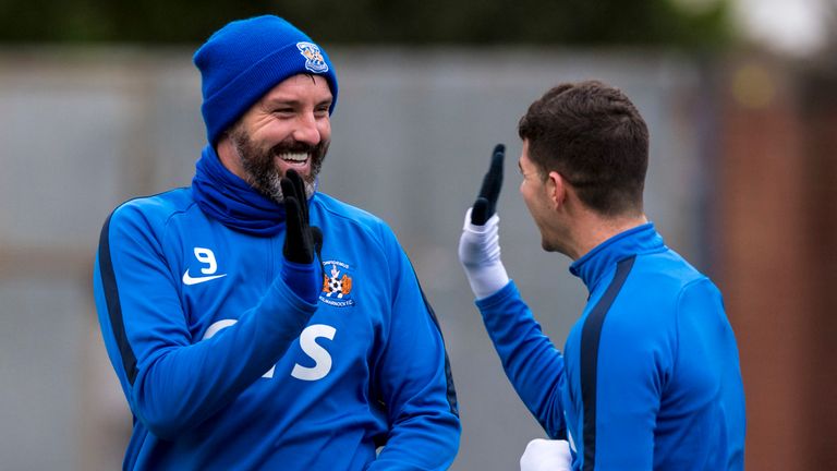 Captain Kris Boyd (left) was the Scottish Premiership's player of the year last season