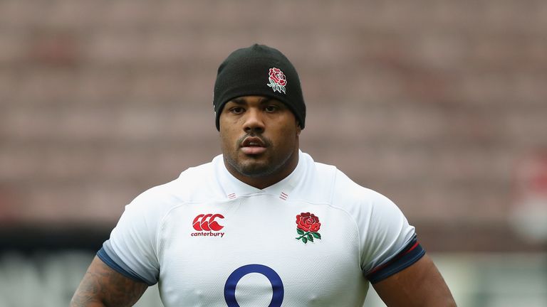 Kyle SInckler during the England captain's run at Newlands Stadium on June 22, 2018 in Cape Town, South Africa.