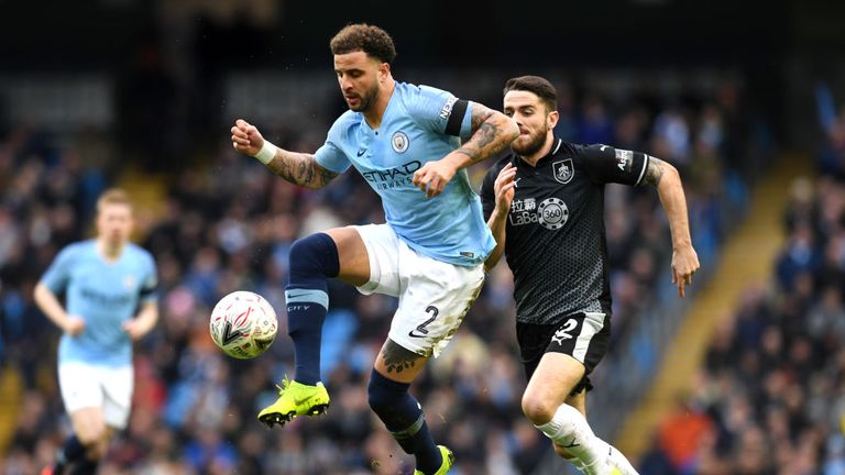  during the FA Cup Fourth Round match between Manchester City and Burnley at Etihad Stadium on January 26, 2019 in Manchester, United Kingdom.