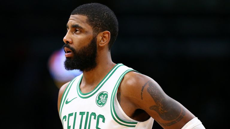 Kyrie Irving during the first half of the 135-108 win against the Indiana Pacers