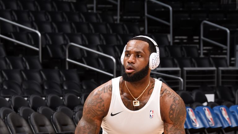 LeBron James has been out since Christmas
