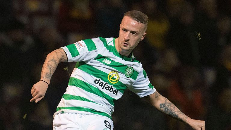 05/12/18 LADBROKES PREMIERSHIP.MOTHERWELL v CELTIC (1-1).FIR PARK - MOTHERWELL.Leigh Griffiths in action for Celtic.