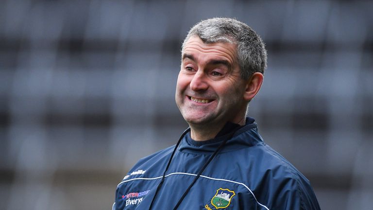 Wry smile: Liam Sheedy reacts during Tipp's loss to Clare