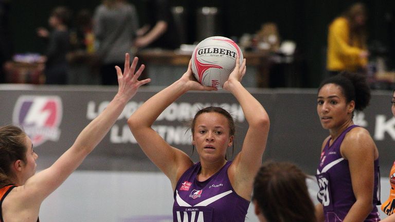 Loughborough Lightning in action against Severn Stars in Round 2 of the 2019 Vitality Superleague. (Photo credit: Still Sport)