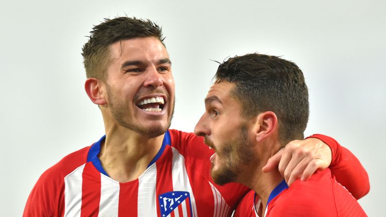 Lucas Hernandez scored in his first La Liga appearance for over a month