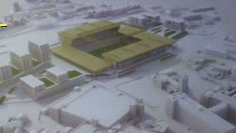 Luton Town's proposed new stadium