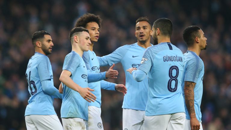  during the FA Cup Third Round match between Manchester City and Rotherham United at the Etihad Stadium on January 6, 2019 in Manchester, United Kingdom.
