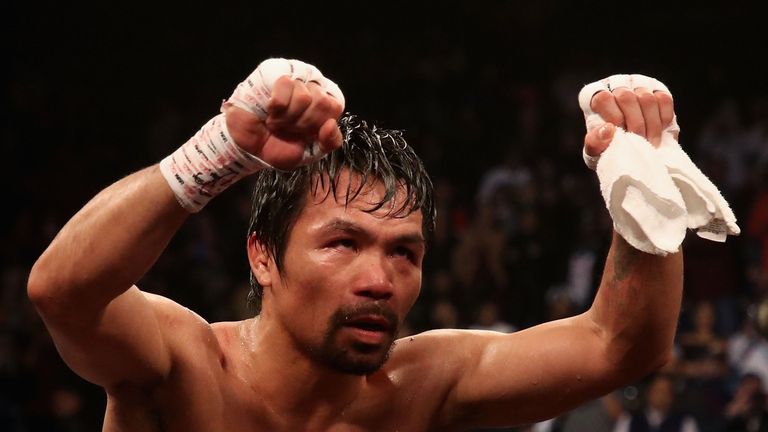 Manny Pacquiao beat Adrien Broner 