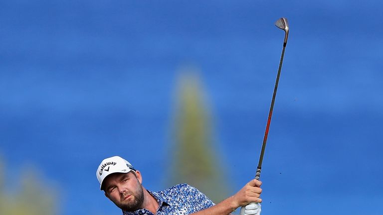 during the third round of the Sentry Tournament of Champions at the Plantation Course at Kapalua Golf Club on January 5, 2019 in Lahaina, Hawaii.