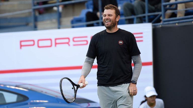 Mardy Fish attend the Maria Sharapova and Friends event presented By Porsche on December 12, 2015 in Los Angeles, California. 