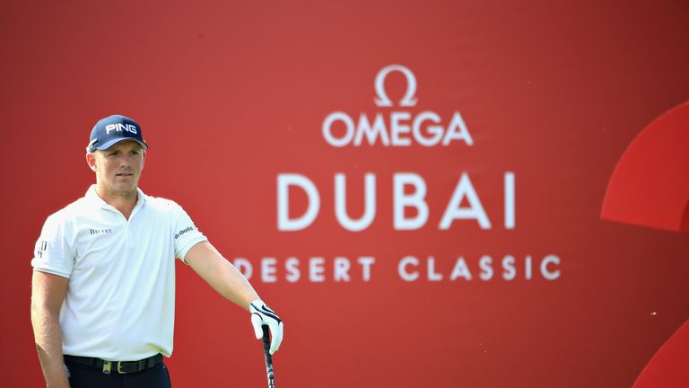 during Day Three of the Omega Dubai Desert Classic at Emirates Golf Club on January 26, 2019 in Dubai, United Arab Emirates.