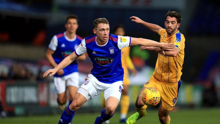 Matthew Pennington is currently on loan at Ipswich from Everton