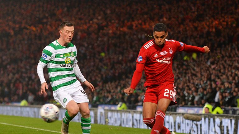 Max Lowe made 19 appearances for Aberdeen on his initial loan