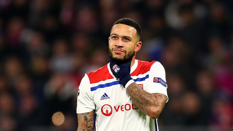 Memphis Depay named six clubs when expressing his desire to leave Lyon in the summer