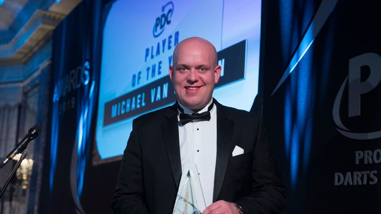 Michael van Gerwen PDC Awards Dinner