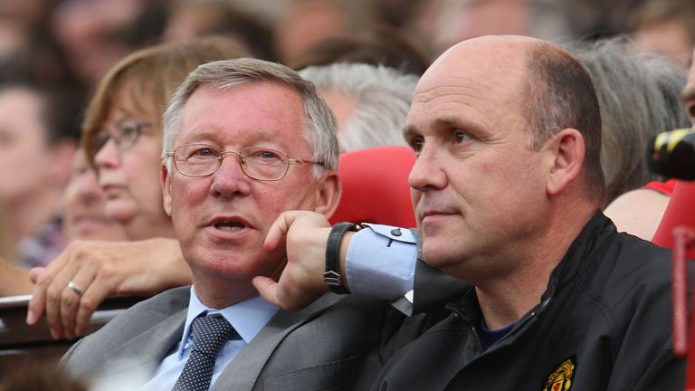 Sir Alex Ferguson and Mike Phelan