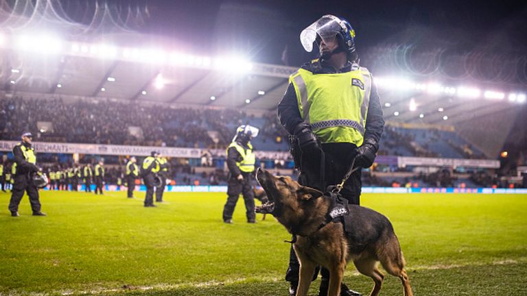 Met Police have released 12 images of people being sought in connection with Millwall-Everton disorder