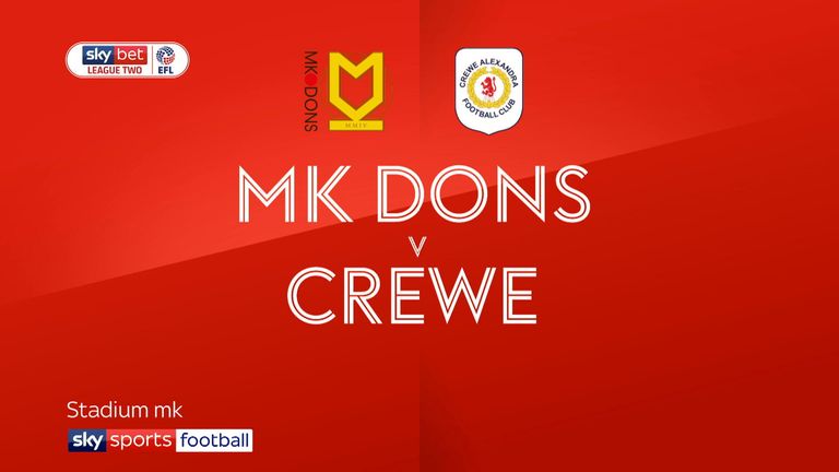 MK Dons v Crewe
