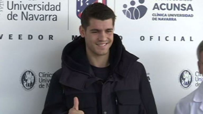 Alvaro Morata finishes medical ahead of Atletico Madrid move