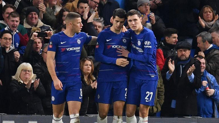 Alvaro Morata scored twice as Chelsea beat Nottingham Forest in the Third Round