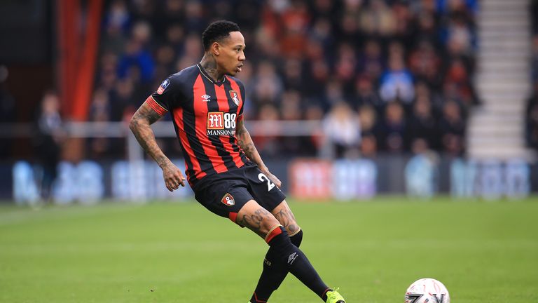 Nathaniel Clyne on his Bournemouth debut in 3-1 FA Cup R3 defeat to Brighton