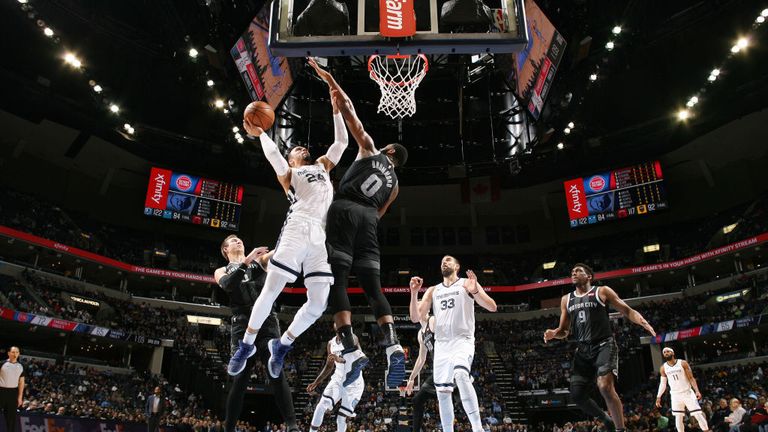 NBA DETROIT V GRIZZLIES