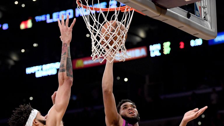 nba timberwolves karl anthony towns