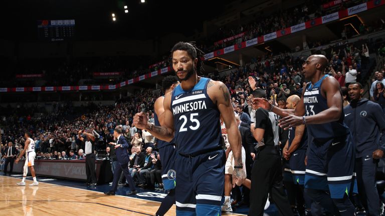 derrick rose timberwolves nba