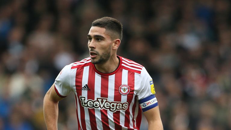 Brentford striker Neal Maupay
