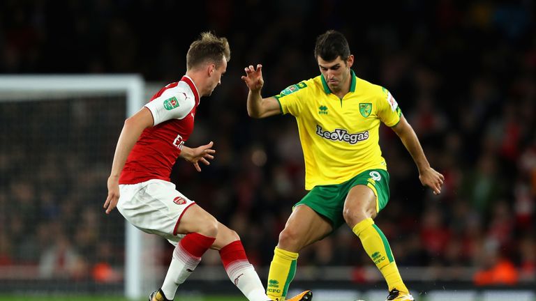 Nelson Oliveira joined Norwich on a four-year deal from Benfica in 2016