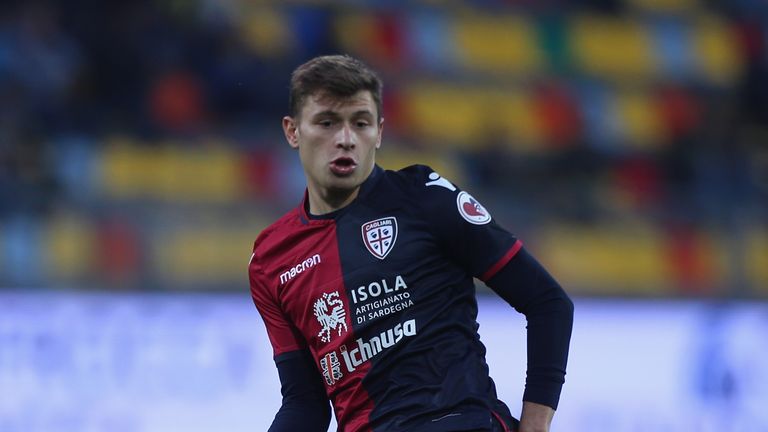 Nicolo Barella of Cagliari